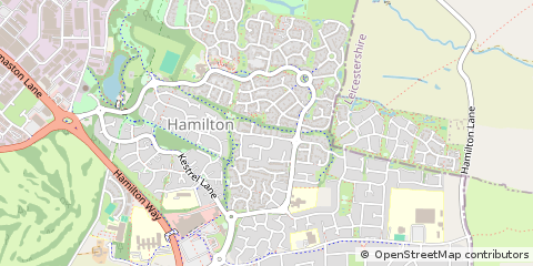 Map of Leicester