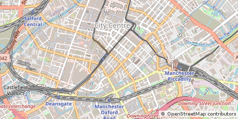 Map of Manchester