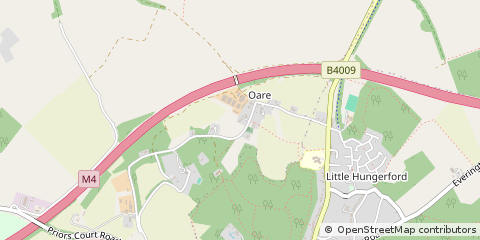 Map of Thatcham, Berkshire
