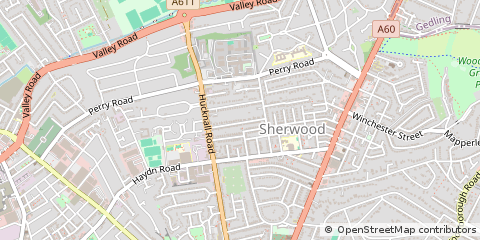 Map of Nottingham