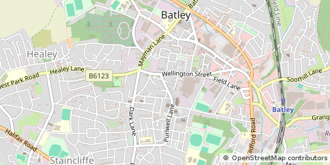 Map of Batley