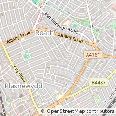 Map of Cardiff