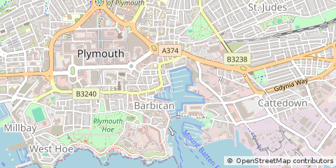 Map of Plymouth