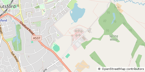 Map of Knutsford, Cheshire