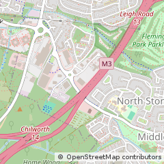 Map of Eastleigh, Hampshire