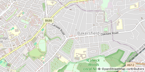 Map of Nottingham
