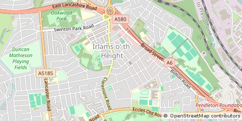 Map of Salford