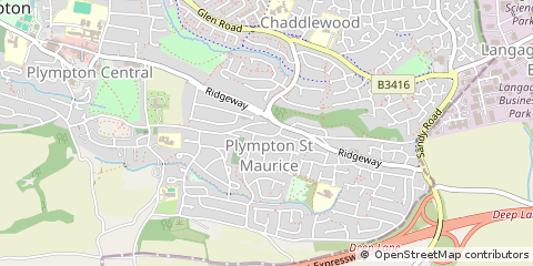 Map of Plymouth, Devon