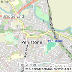 Map of Sheffield, South Yorkshire