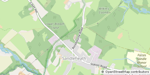 Map of Fordingbridge, Hampshire