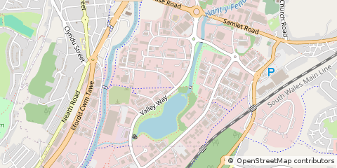 Map of Swansea