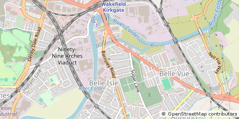 Map of Wakefield