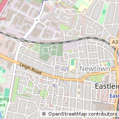 Map of Eastleigh, Hampshire