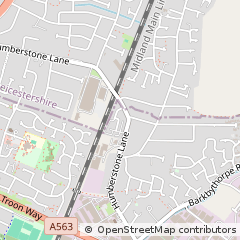 Map of Leicester