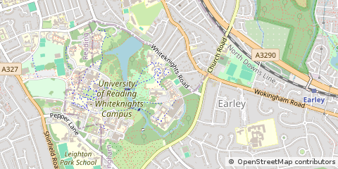 Map of Reading, Berkshire