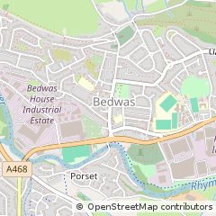 Map of Caerphilly