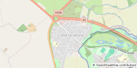 Map of Milton Keynes, Buckinghamshire