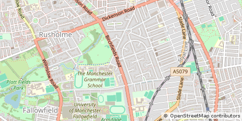 Map of Manchester