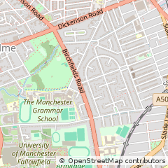 Map of Manchester