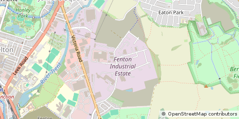 Map of Fenton, Stoke-on-Trent