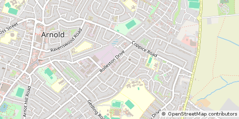 Map of Nottingham