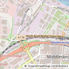 Map of Middlesbrough