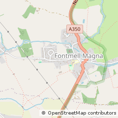 Map of Shaftesbury, Dorset