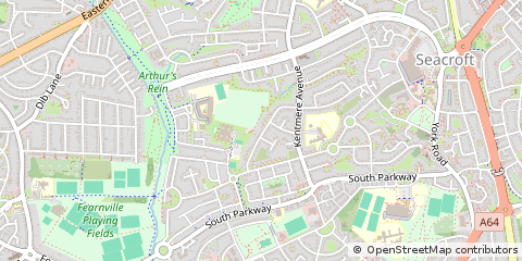 Map of Leeds