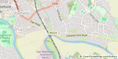 Map of Hereford