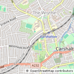 Map of Carshalton