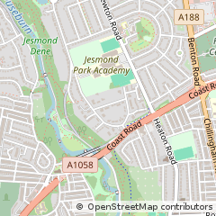 Map of Newcastle Upon Tyne