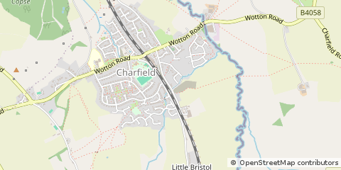 Map of Wotton-Under-Edge