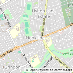Map of Sunderland, Tyne & Wear