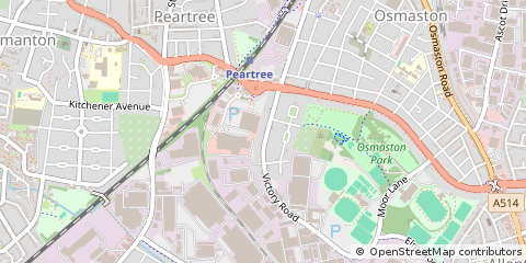 Map of Derby, Derbyshire