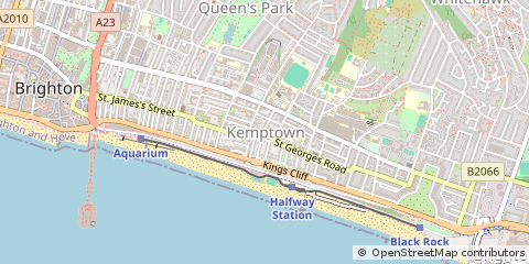 Map of Brighton, East Sussex