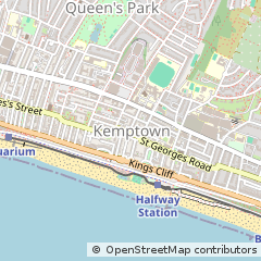 Map of Brighton, East Sussex