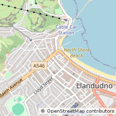 Map of Llandudno, Conwy