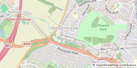 Map of Nottingham