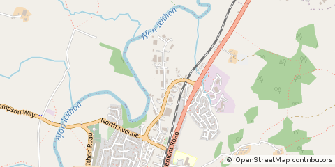 Map of Llandrindod Wells, Powys