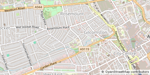 Map of Aberdeen