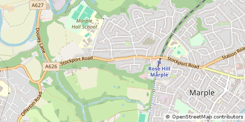 Map of Stockport