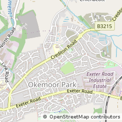 Map of Okehampton
