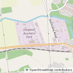 Map of Dingwall, Ross-Shire