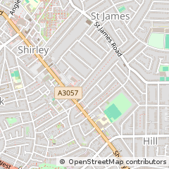 Map of Southampton, Hampshire