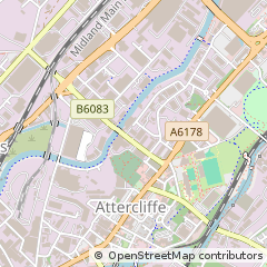 Map of Sheffield