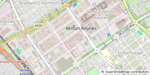 Map of Milton Keynes