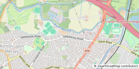 Map of Sale, Cheshire