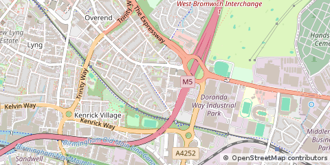 Map of West Midlands