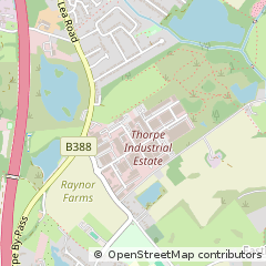 Map of Egham, Surrey