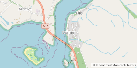 Map of Kyle, Ross-Shire